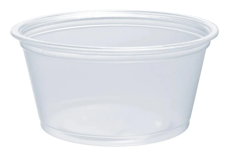 Dart Solo 200PC Conex Complements Medium Translucent Plastic Portion Cup 2 oz. - 250/Sleeve