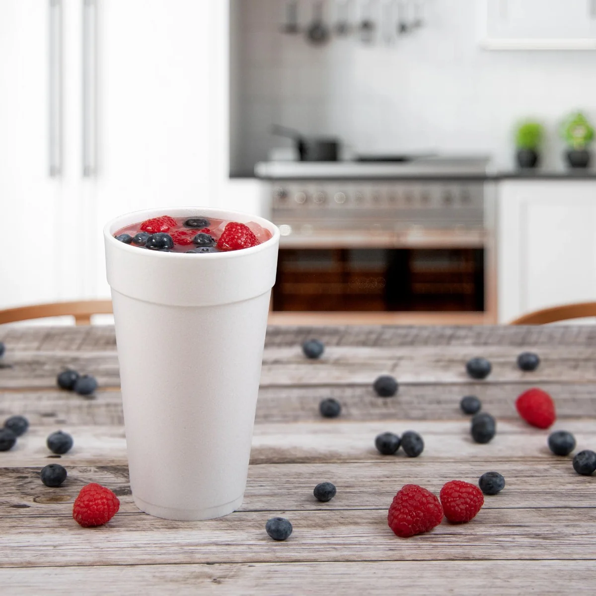 Dart 20J16 Insulated Foam Cup 20 oz (Case of 500) Disposable Foam Cup - Image 2