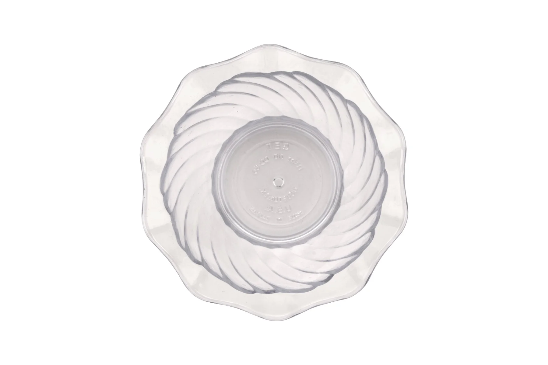 GET DD-50-CL Dessert Time SAN Plastic Small Tulip Dessert Dish 5 oz. - Clear - 48/Case - Image 2