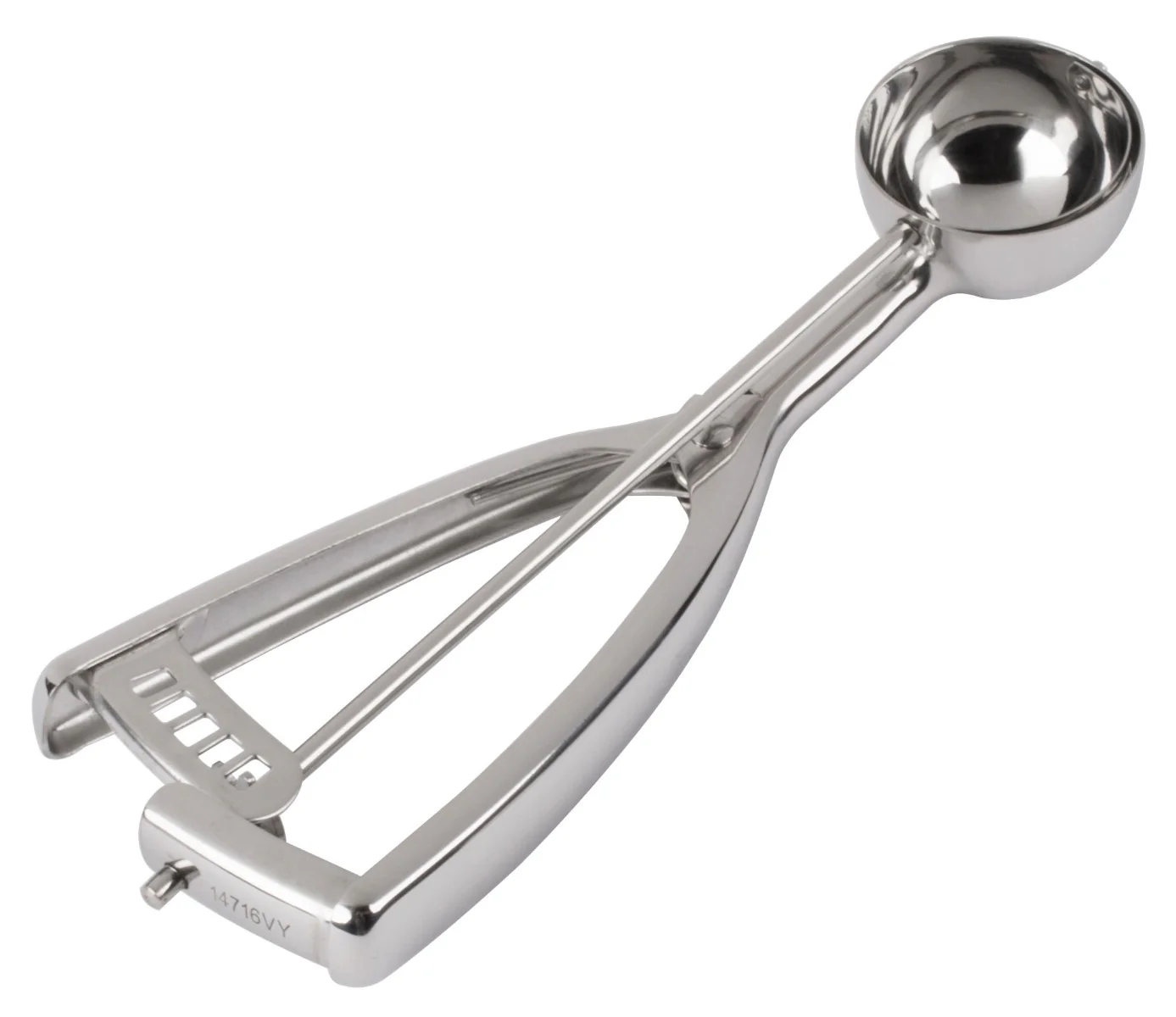 Vollrath 47157 Stainless Steel Disher with Squeeze Handle 7/8 oz. - Size 40