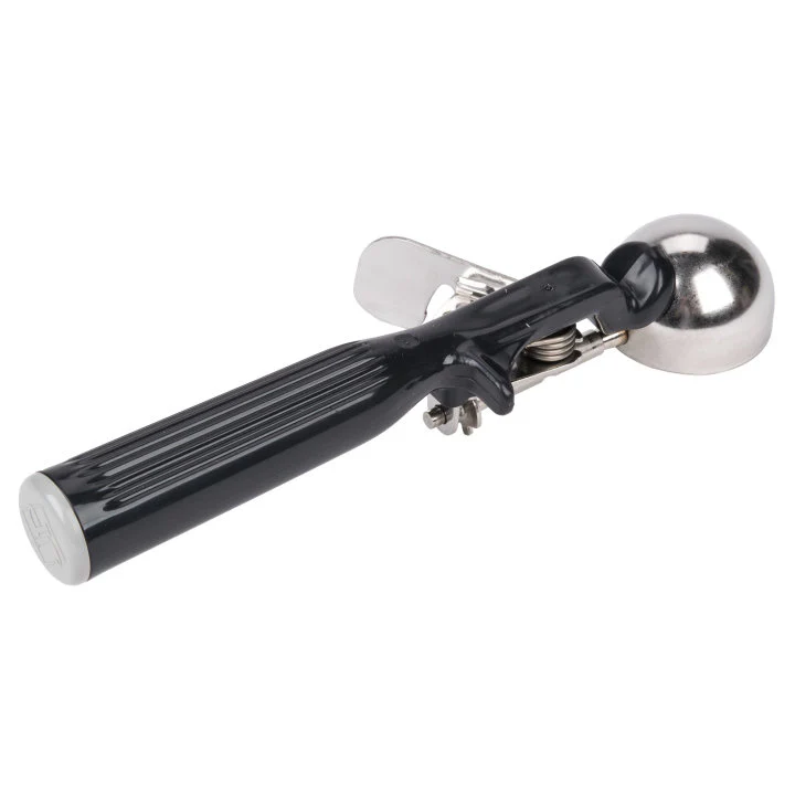 Vollrath 47146 Jacob's Pride Thumb Press Disher with One-Piece Black Handle 1 oz. - Size 30 - Image 4