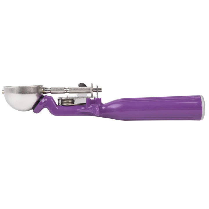Vollrath 47147 Jacob's Pride Thumb Press Disher with One-Piece Orchid Handle 3/4 oz. - Size 40 - Image 3