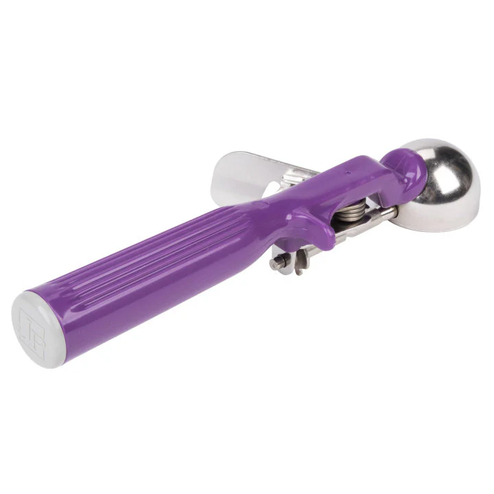 Vollrath 47147 Jacob's Pride Thumb Press Disher with One-Piece Orchid Handle 3/4 oz. - Size 40 - Image 6