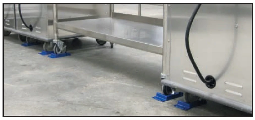 Dormont PS Safety-Set Equipment Caster Placement System - Blue - Image 5