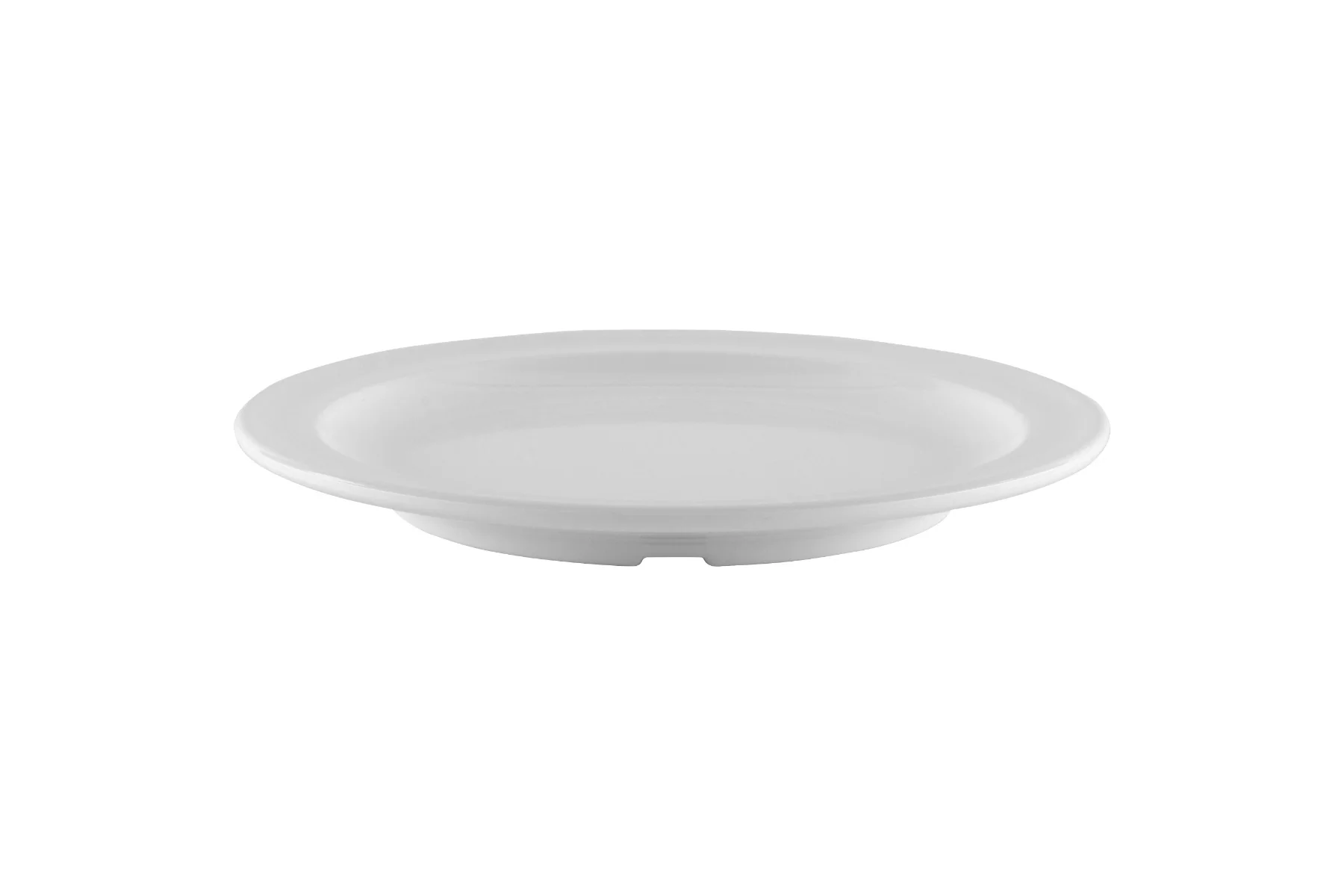 GET DP-506-W SuperMel Melamine Round Salad Plate 6-1/2" - White - 48/Case
