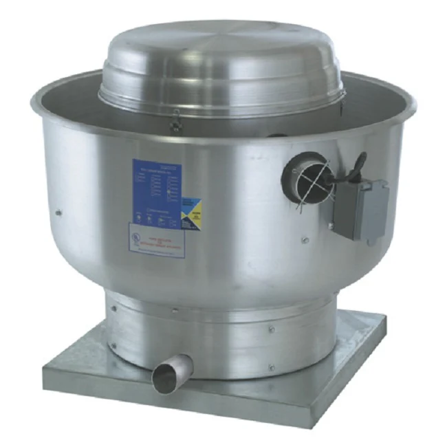 EconAir DU200HFA 4500-6000 Direct Drive Centrifugal Upblast Exhaust Fan 4500-6000 CFM - 200/240v/3-ph