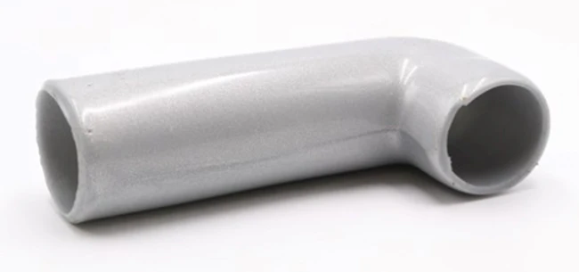 EconAir F2100015 Gray Vinyl Exhaust Fan Elbow Grease Pipe β 1.5" Dia
