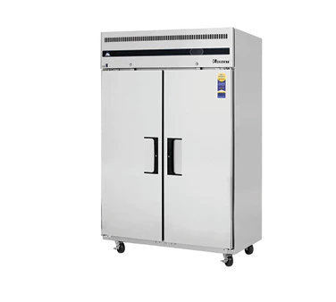 Everest Refrigeration ESR2 2-Section 2 Solid Door Reach-In Refrigerator 50" - 115V - Image 2