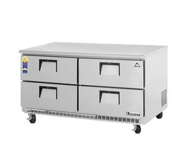 Everest Refrigeration ETBWR2-D4 2-Section 4 Drawer Back Mounted Undercounter Refrigerator 60" - 115V - Image 2