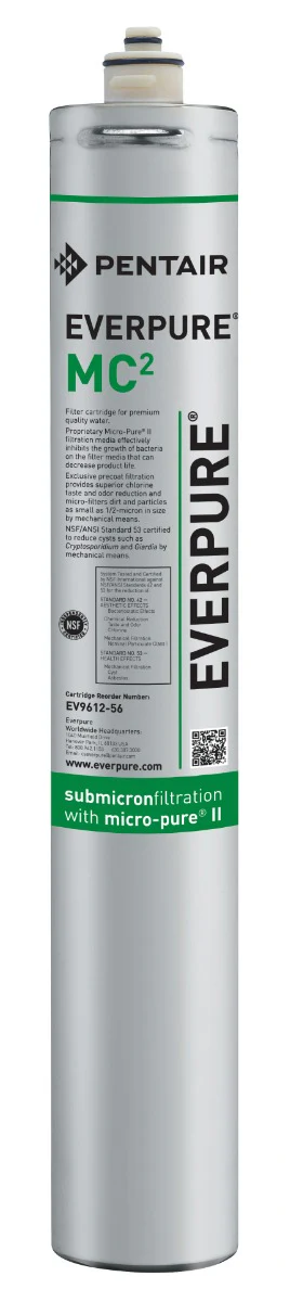 Everpure EV9612-56 MC2 Replacement Water Filter Cartridge - .5 Micron and 1.67 GPM - Image 3