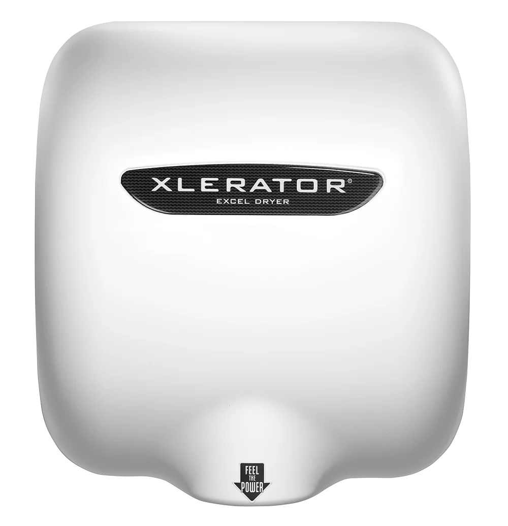 Excel Dryer XL-W XLERATOR White High Speed Electric Hand Dryer - 110-120v, 1500W