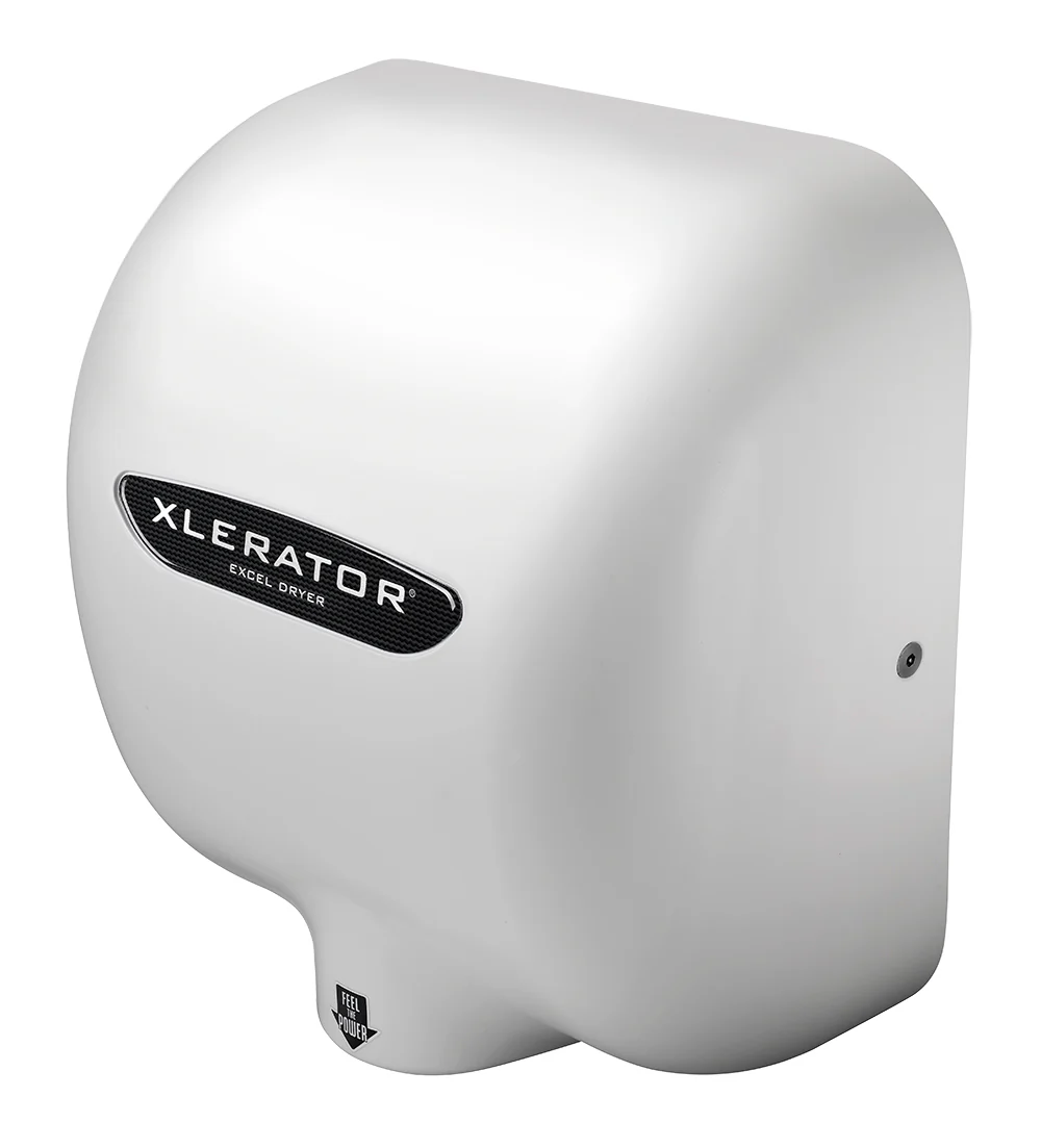 Excel Dryer XL-W XLERATOR White High Speed Electric Hand Dryer - 110-120v, 1500W - Image 3