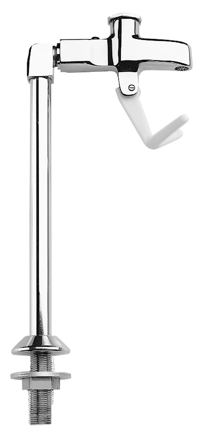 Fisher 1008 Single Inlet Pedestal Push Back Glass Filler Faucet 10"H