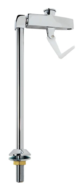 Fisher 1008 Single Inlet Pedestal Push Back Glass Filler Faucet 10"H - Image 2