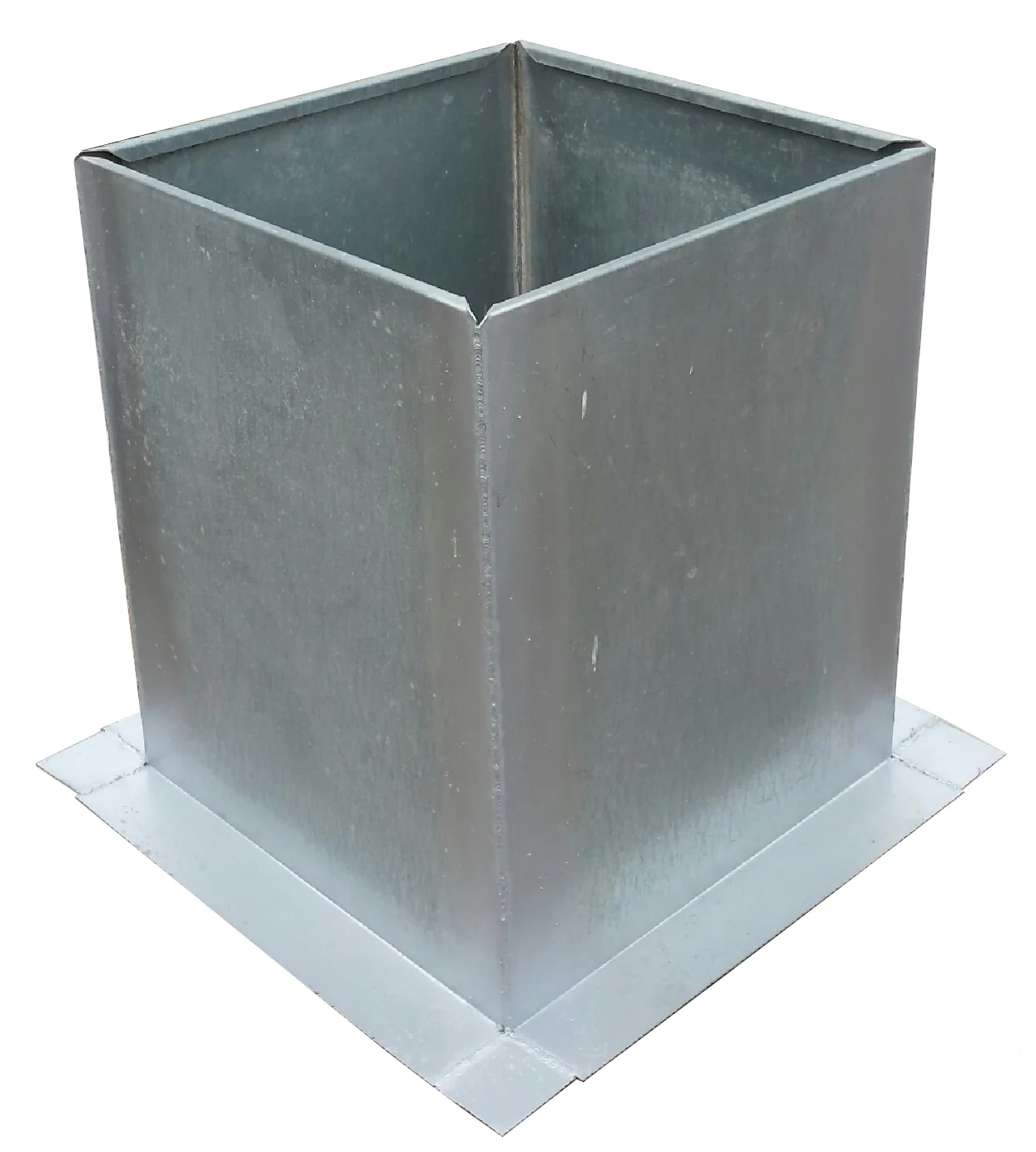 FLASH19 - Roof Curb Flashing 19.5" X 19.5" (For wall mount or roof mount) 20 Gauge Galvanized Steel