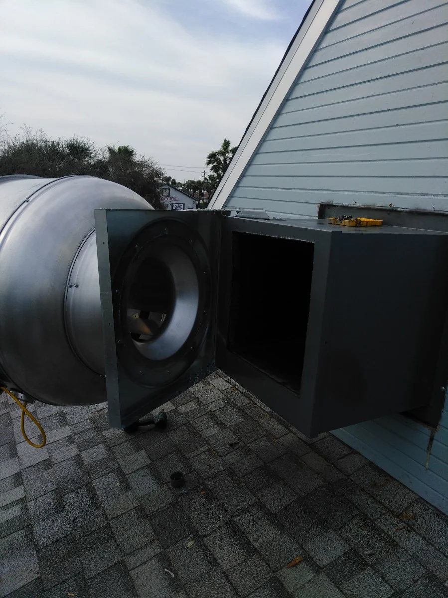 FLASH23 - Roof Curb Fan Flashing 23" X 23"(For wall mount or roof mount) 20 Gauge Galvanized Steel - Image 5
