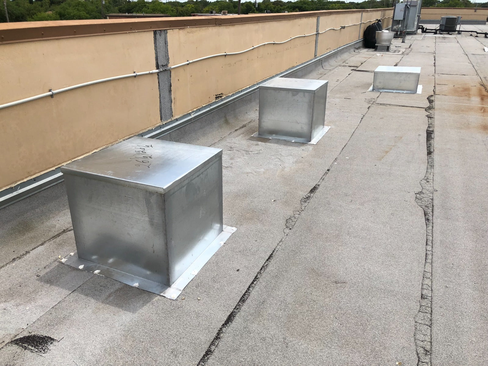 FLASH23 - Roof Curb Fan Flashing 23" X 23"(For wall mount or roof mount) 20 Gauge Galvanized Steel - Image 9