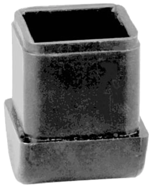 FMP 121-1040 Plastic Stack Chair Glide for 13/16" OD Square Tubular Leg