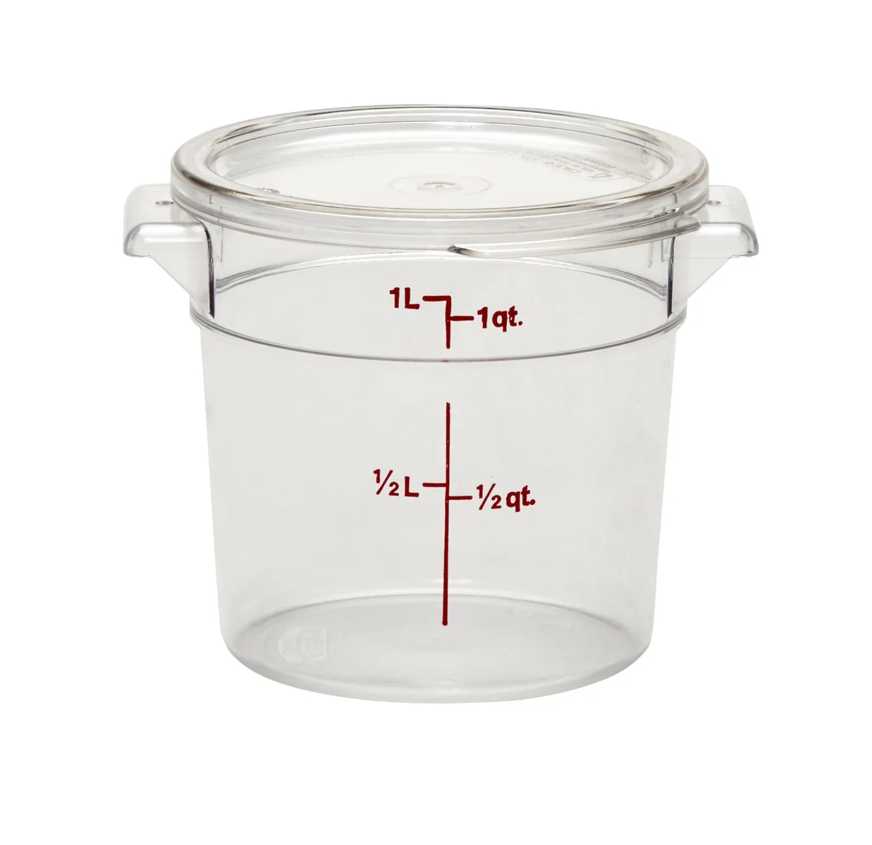 Cambro RFSCW1135 Food Storage Container, Round, Camwear 1 qt.