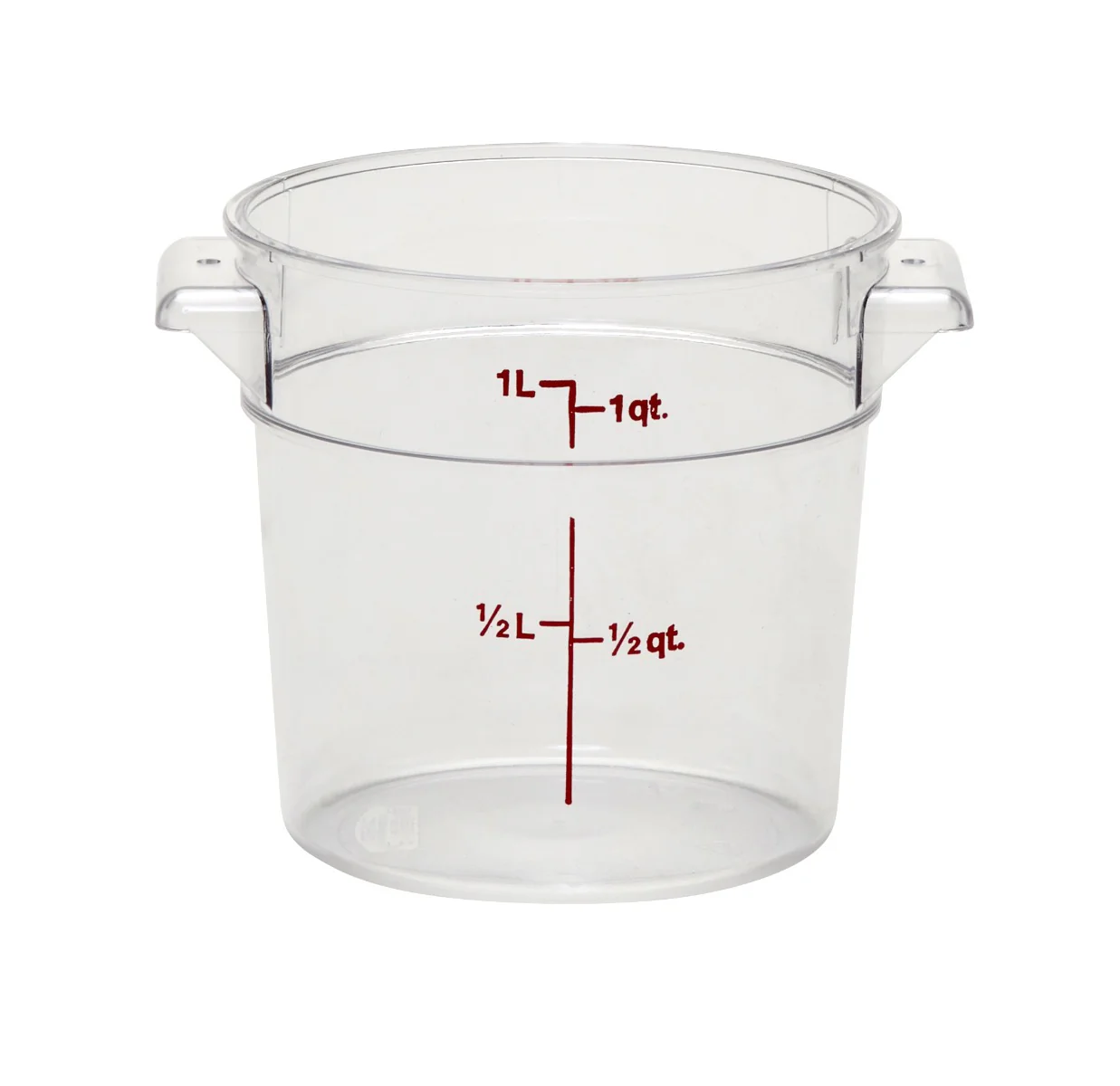 Cambro RFSCW1135 Food Storage Container, Round, Camwear 1 qt. - Image 2