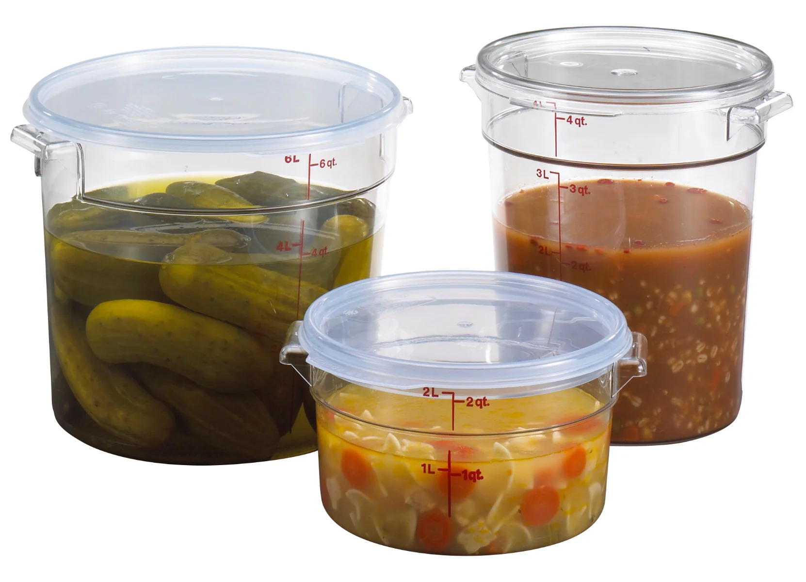 Cambro RFSCW6135 Food Storage Container, Round, Camwear 6 qt. - Image 10