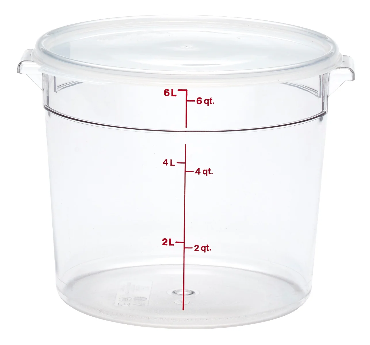 Cambro RFSCW6135 Food Storage Container, Round, Camwear 6 qt. - Image 5
