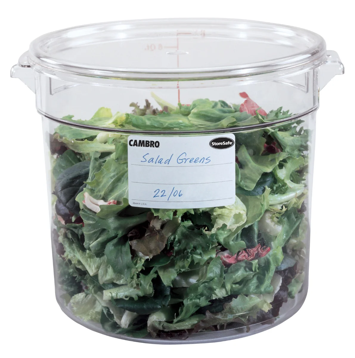 Cambro RFSCW6135 Food Storage Container, Round, Camwear 6 qt. - Image 8