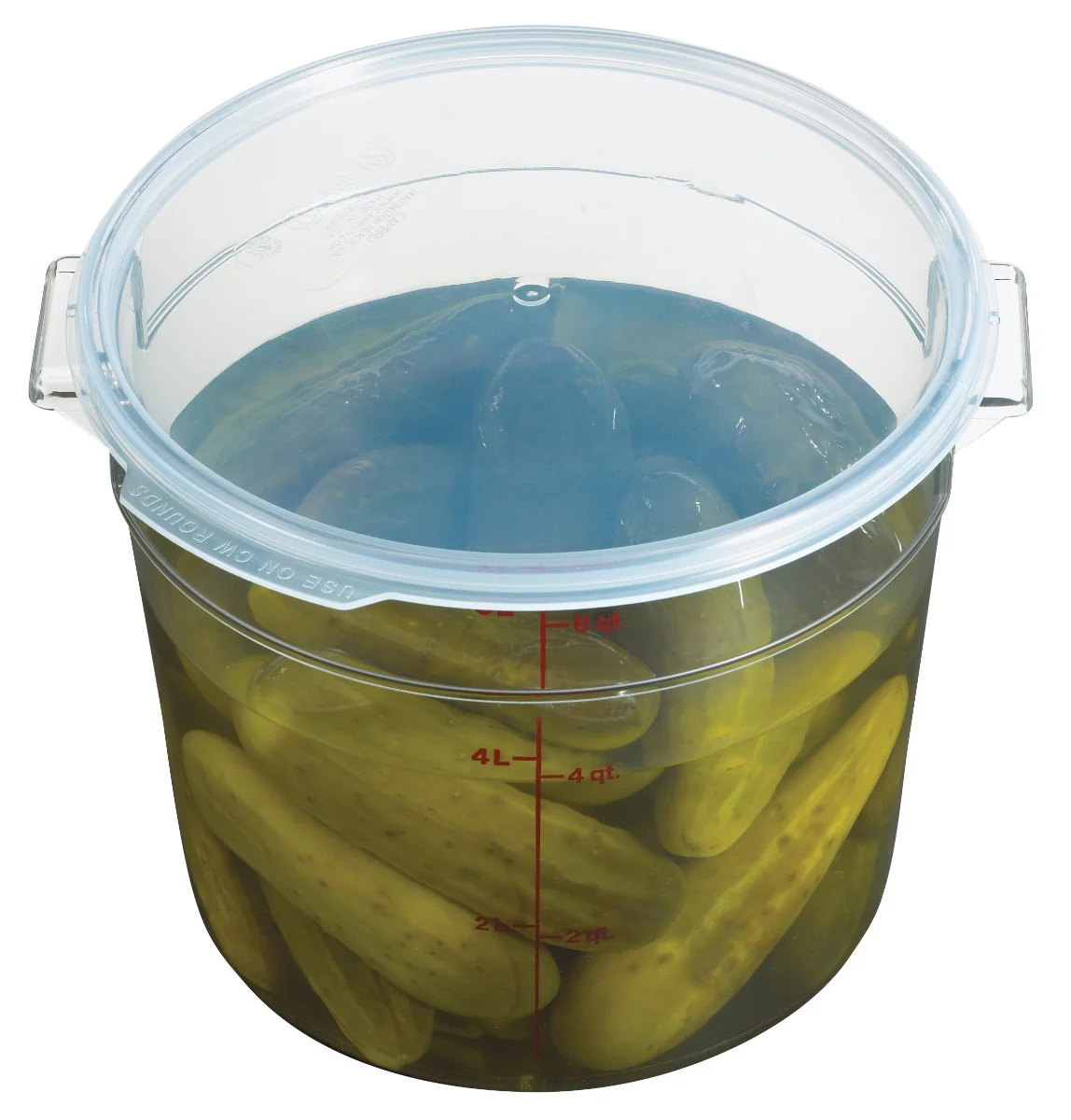 Cambro RFSCW6135 Food Storage Container, Round, Camwear 6 qt. - Image 9