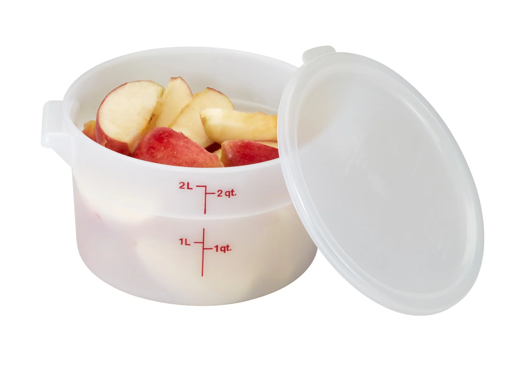 Cambro RFS2148 Food Storage Container, Round, Polyethylene 2 qt. - Image 6