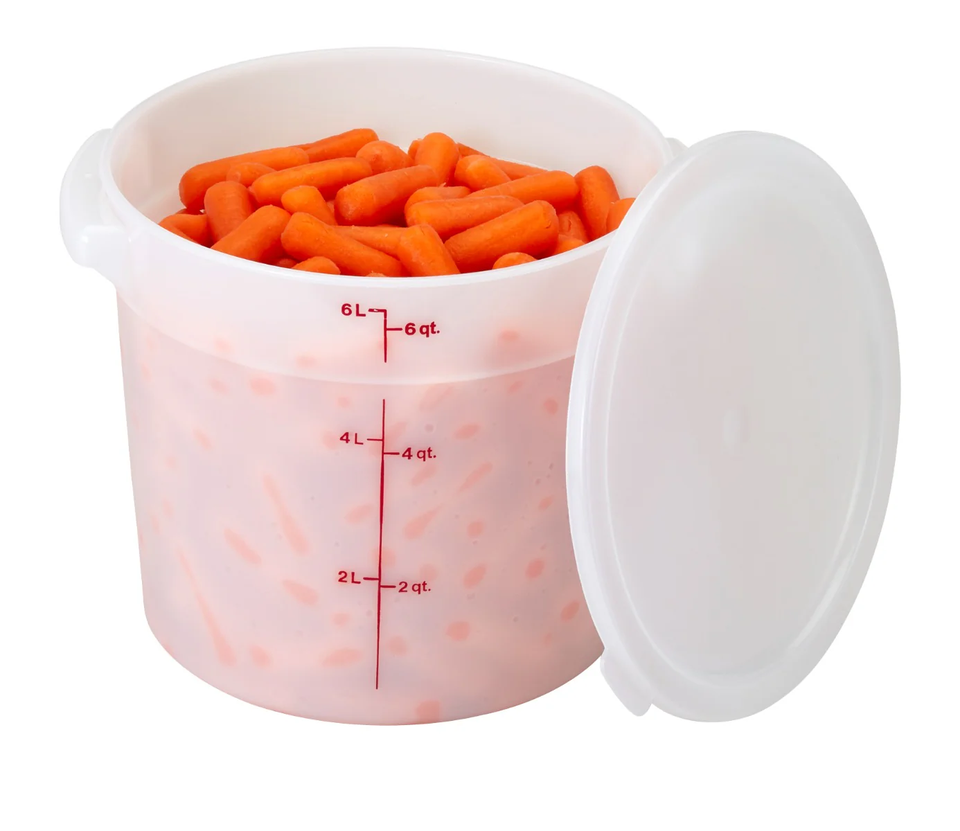 Cambro RFS6148 Food Storage Container, Round, Polyethylene 6 qt. - Image 5