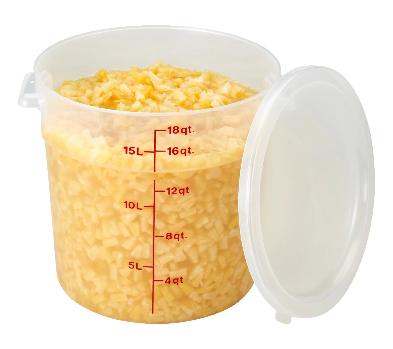 Cambro RFS18PP190 Food Storage Container, Round, Polypropylene 18 qt. - Image 3