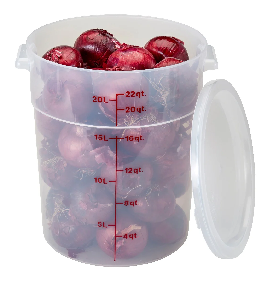 Cambro RFS22PP190 Food Storage Container, Round, Polypropylene 22 qt. - Image 3