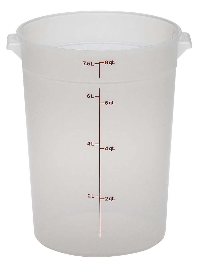 Cambro RFS8PP190 Food Storage Container, Round, Polypropylene 8 qt. - Image 3