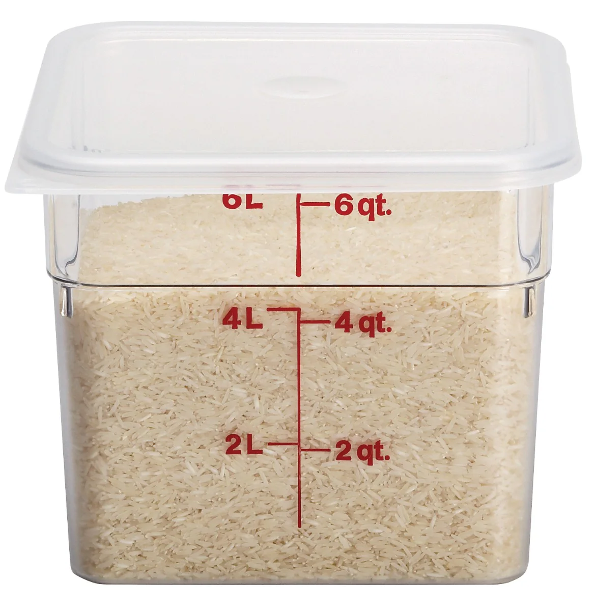 Cambro 6SFSCW135 Food Storage Container, Square, Camwear 6 qt. - Image 3