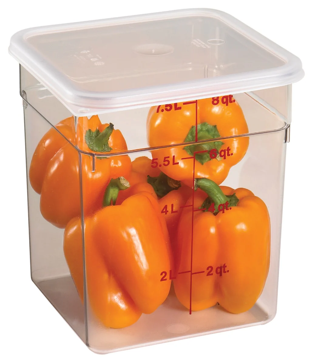 Cambro 8SFSCW135 Food Storage Container, Square, Camwear 8 qt. - Image 4