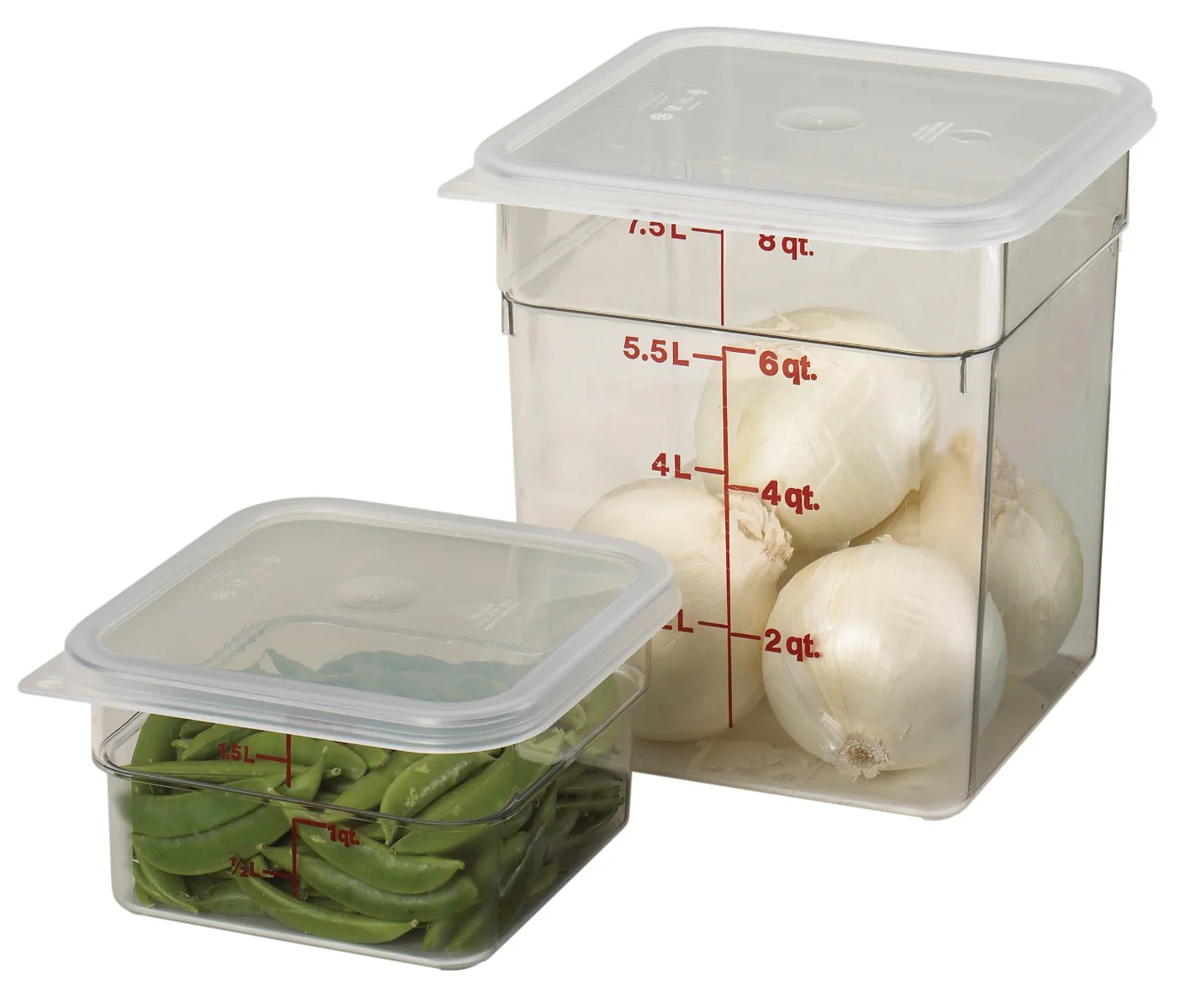 Cambro 8SFSCW135 Food Storage Container, Square, Camwear 8 qt. - Image 6
