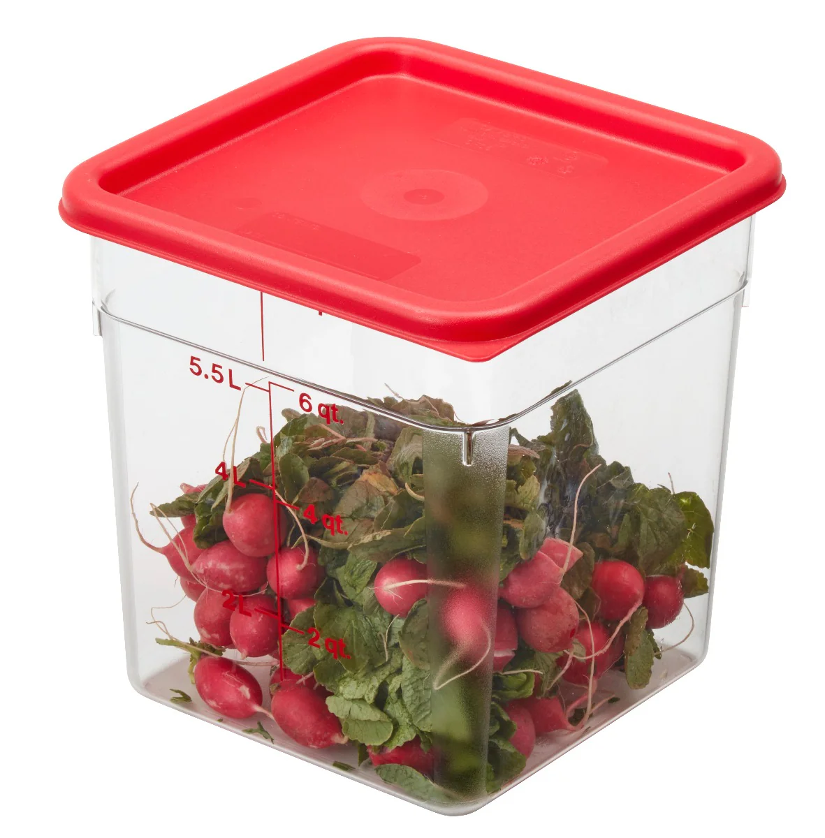 Cambro 8SFSCW135 Food Storage Container, Square, Camwear 8 qt. - Image 8