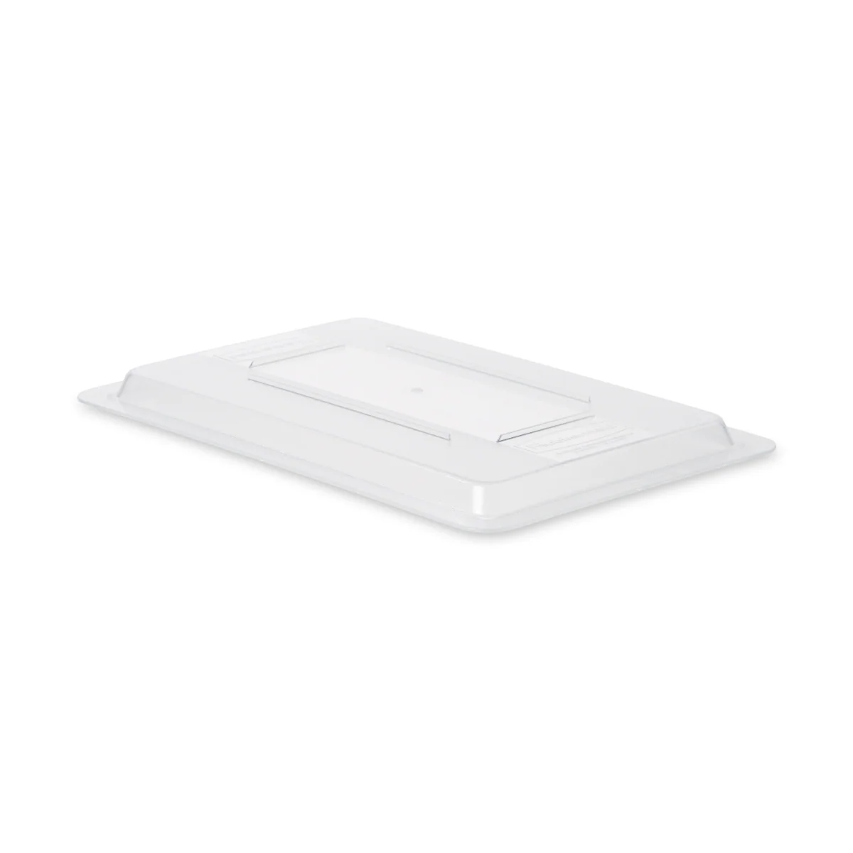 Rubbermaid FG331000CLR Polycarbonate Food / Tote Box Lid 18" x 12" - Clear