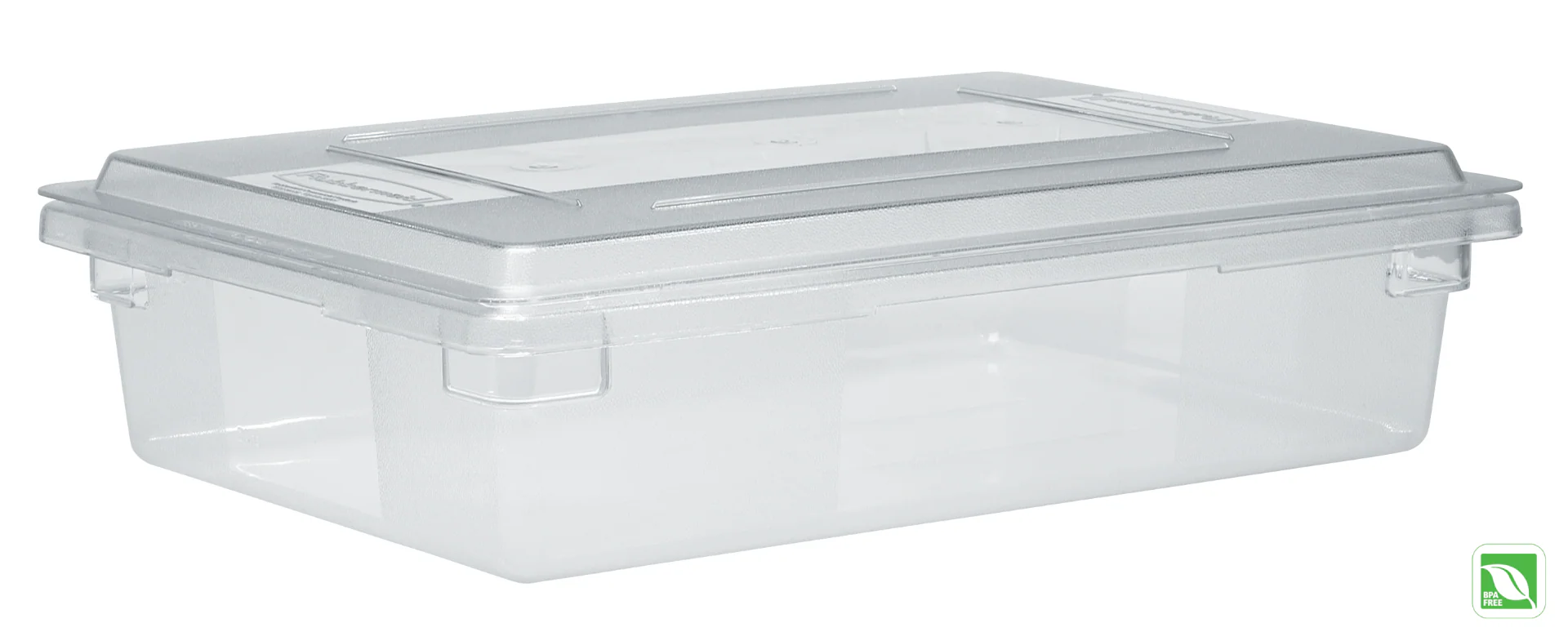 Rubbermaid FG330200CLR Polycarbonate Food / Tote Box Lid 26" x 18" - Clear