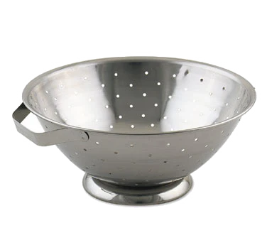 Browne 746111 Stainless Steel Footed Colander with Handles 13 qt. - Image 2