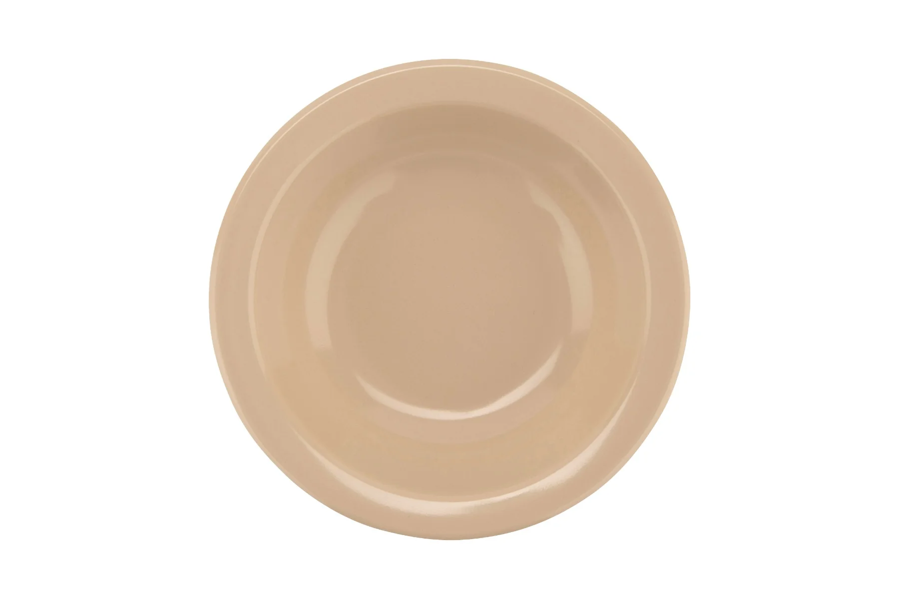 GET DN-335-T SuperMel Melamine Narrow Rim Fruit Bowl 3-1/2 oz. - Tan - 48/Case - Image 2