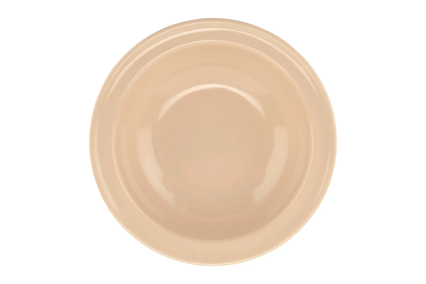 GET DN-350-T SuperMel Melamine Narrow Rim Fruit Bowl 5 oz. - Tan - 48/Case - Image 2