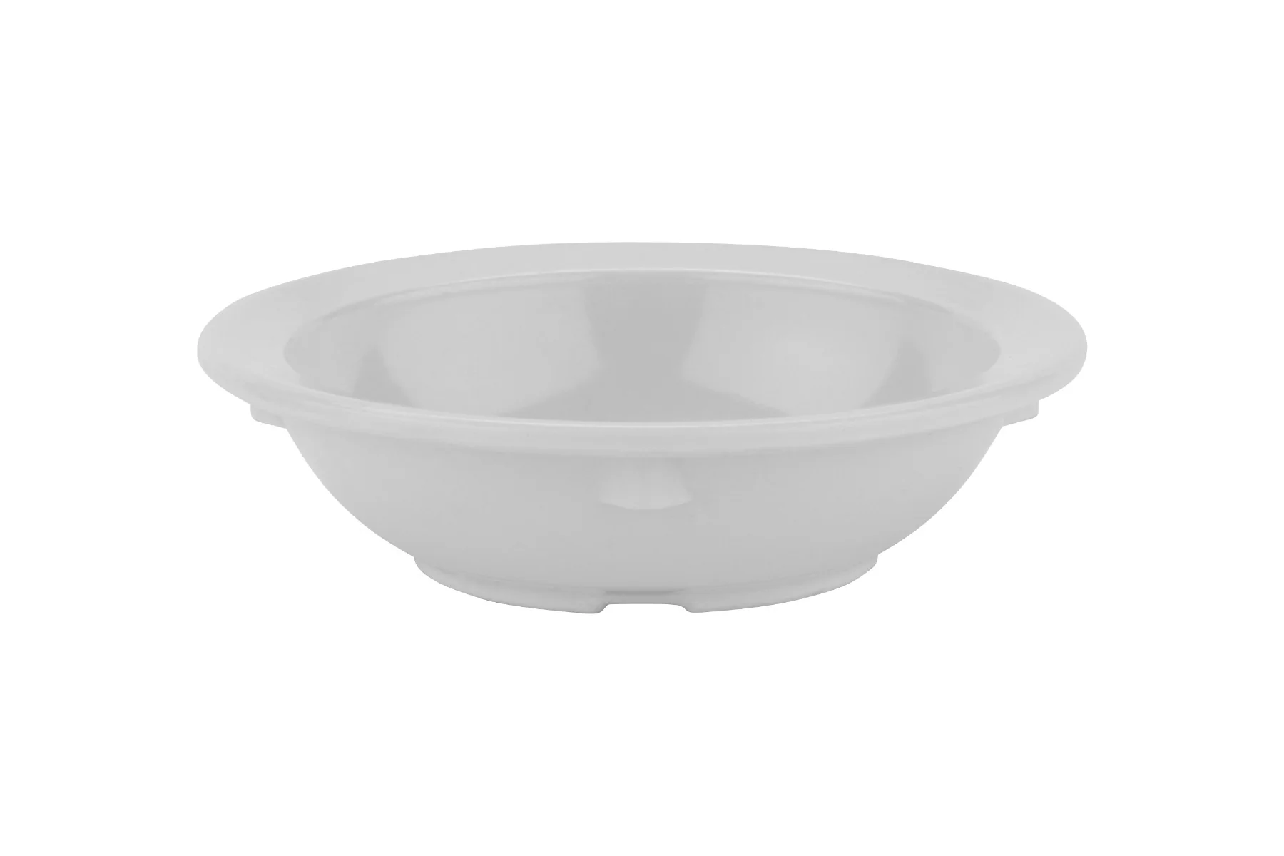 GET DN-335-W SuperMel Melamine Narrow Rim Fruit Bowl 3-1/2 oz - White - 48/Case