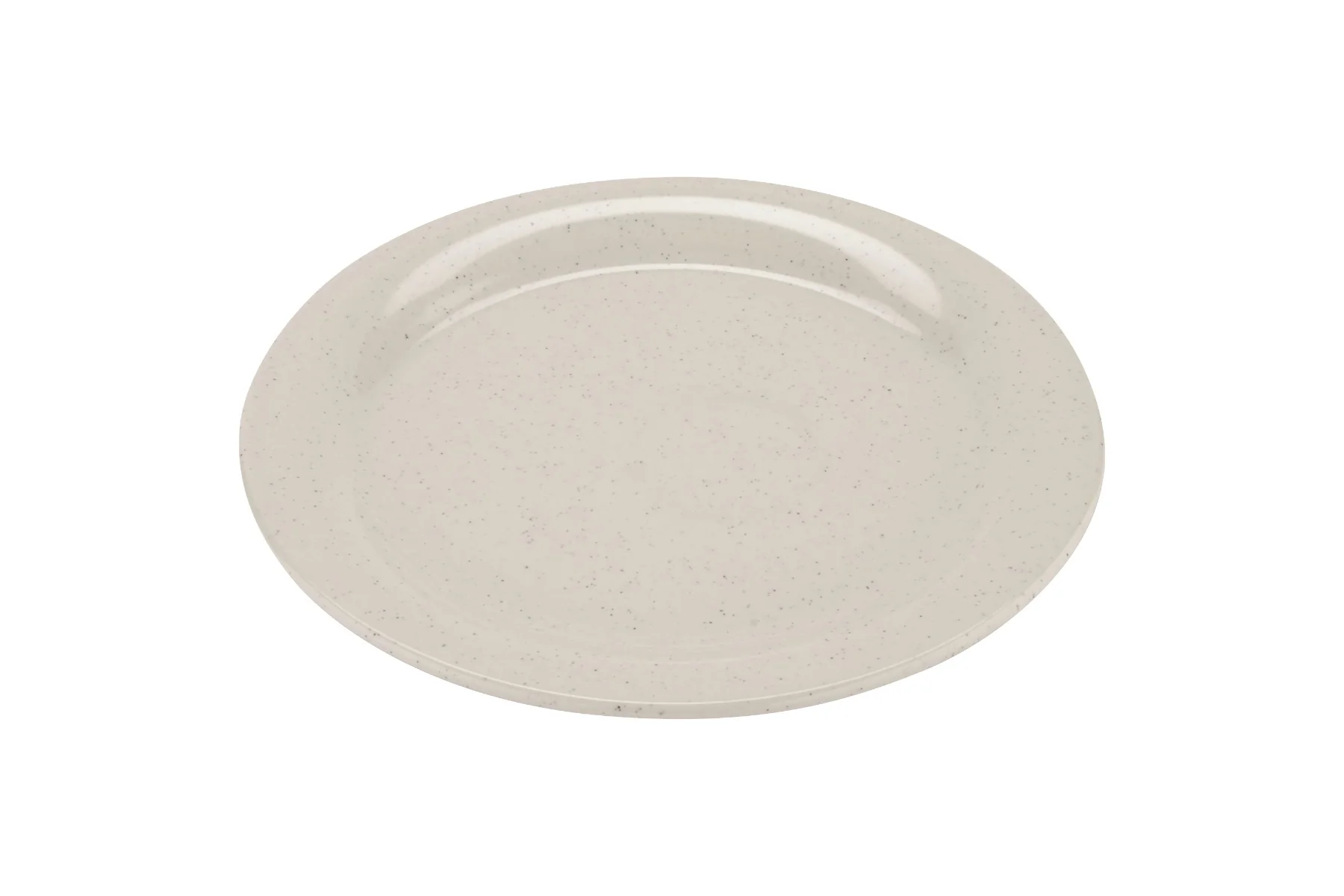 GET BF-090-IR Santa Fe Melamine Round Plate 9" - Ironstone - 24/Case - Image 2