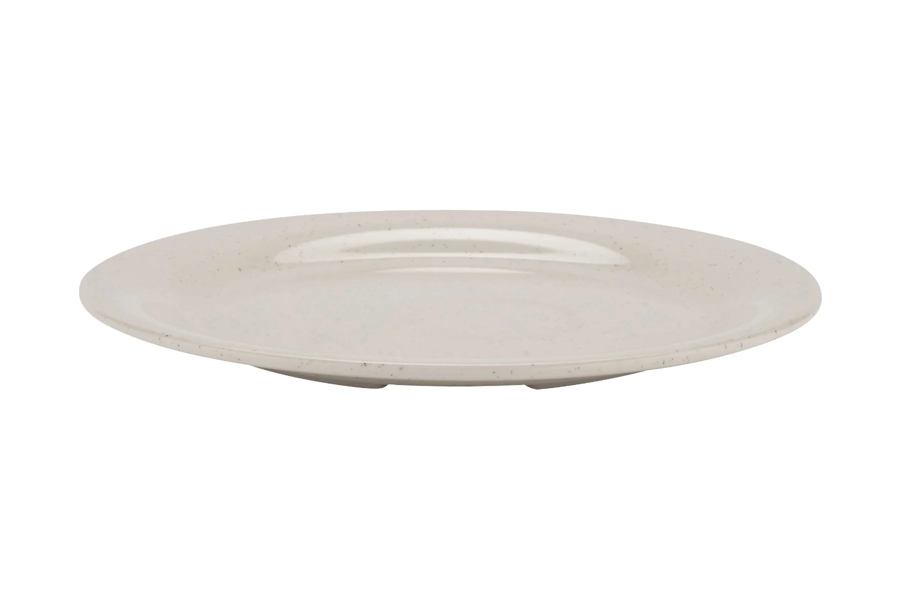 GET BF-090-IR Santa Fe Melamine Round Plate 9" - Ironstone - 24/Case - Image 3
