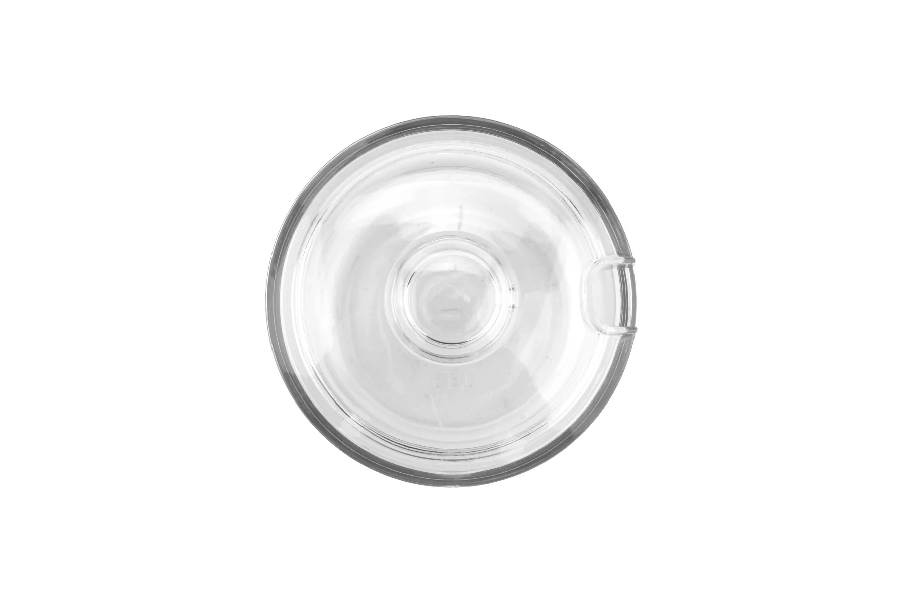 GET CD-8-2-CL SAN Plastic Condiment Jar with Slotted Lid 8 oz. - Clear - Image 2