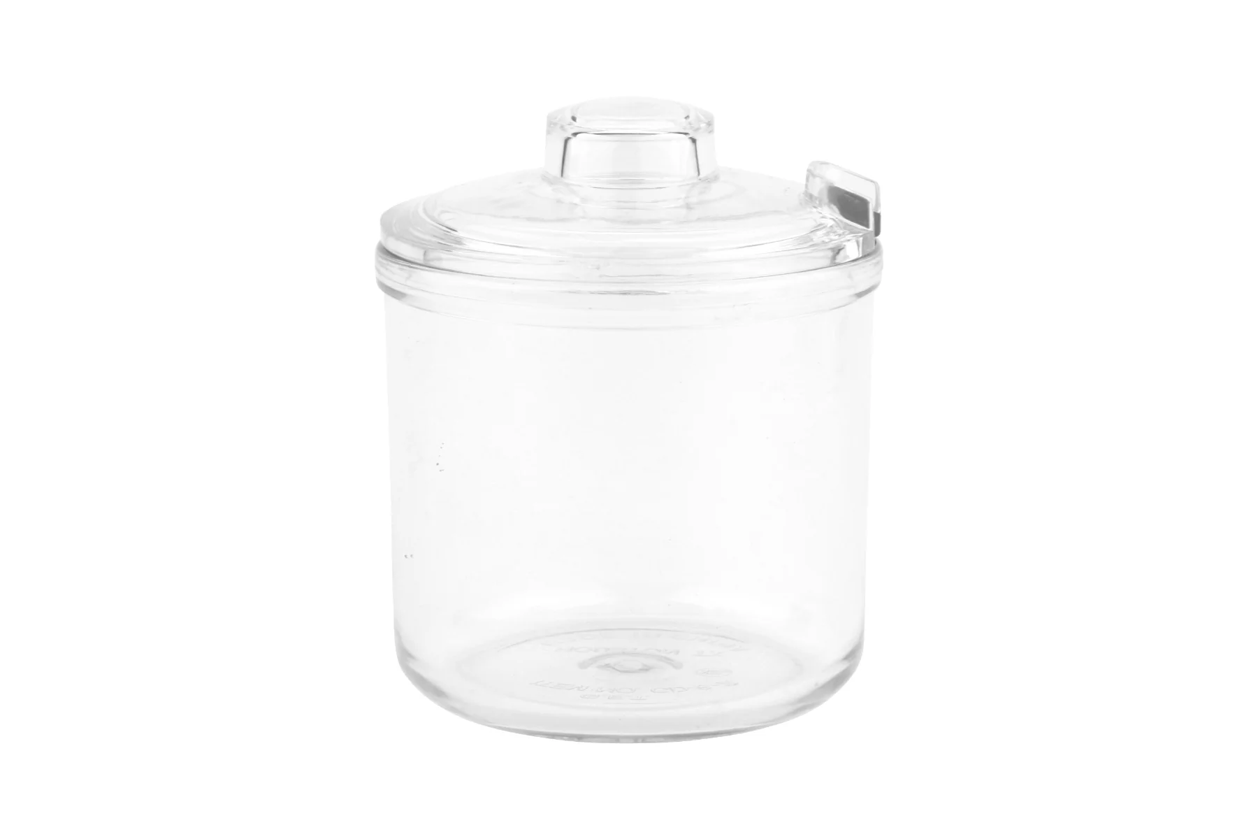 GET CD-8-2-CL SAN Plastic Condiment Jar with Slotted Lid 8 oz. - Clear - Image 3