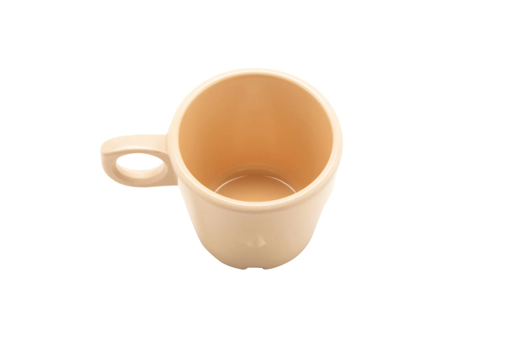 GET DC-101-T SuperMel Melamine Conic Stacking Cup / Mug 7-1/2 oz. - Tan - 48/Case - Image 4