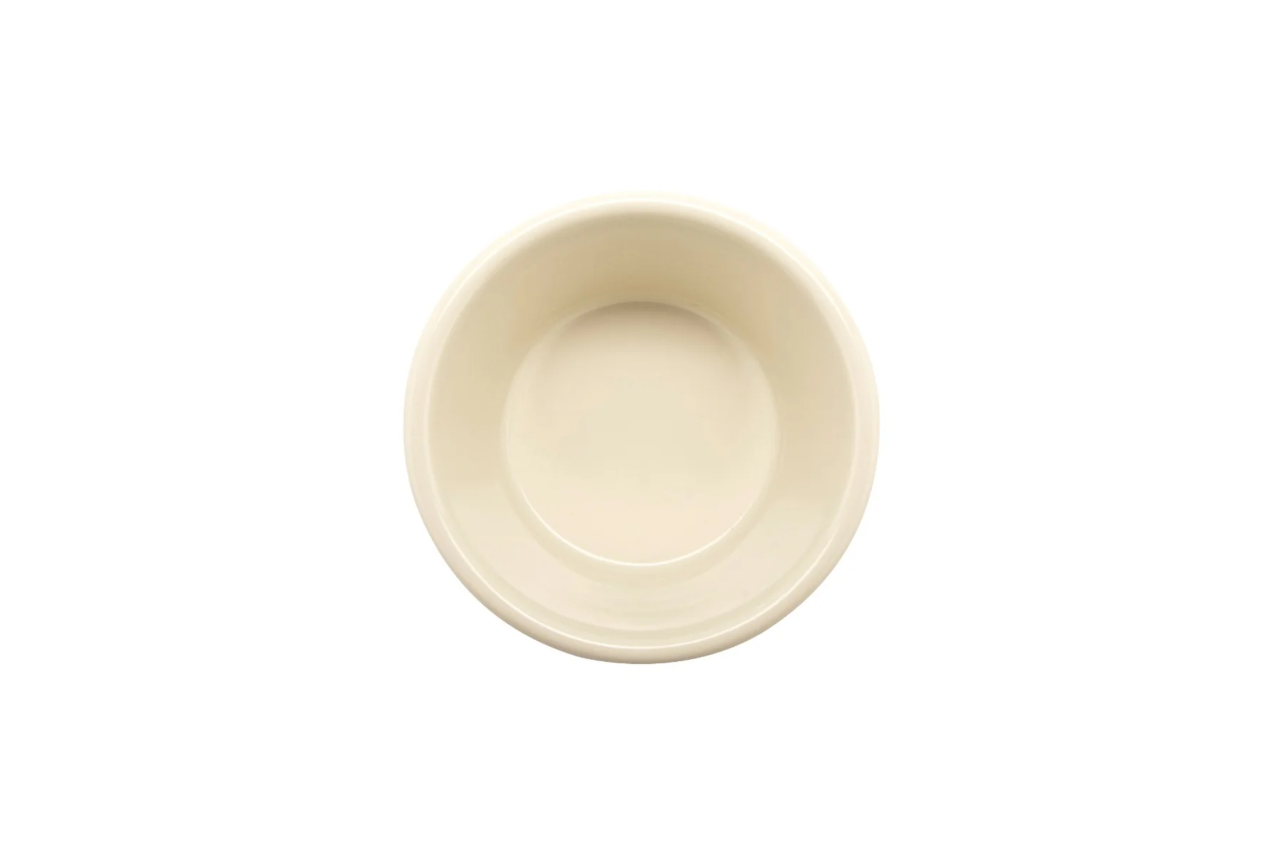 GET F-645-IV Melamine Fluted Ramekin 4 oz. - Ivory - 48/Case - Image 3
