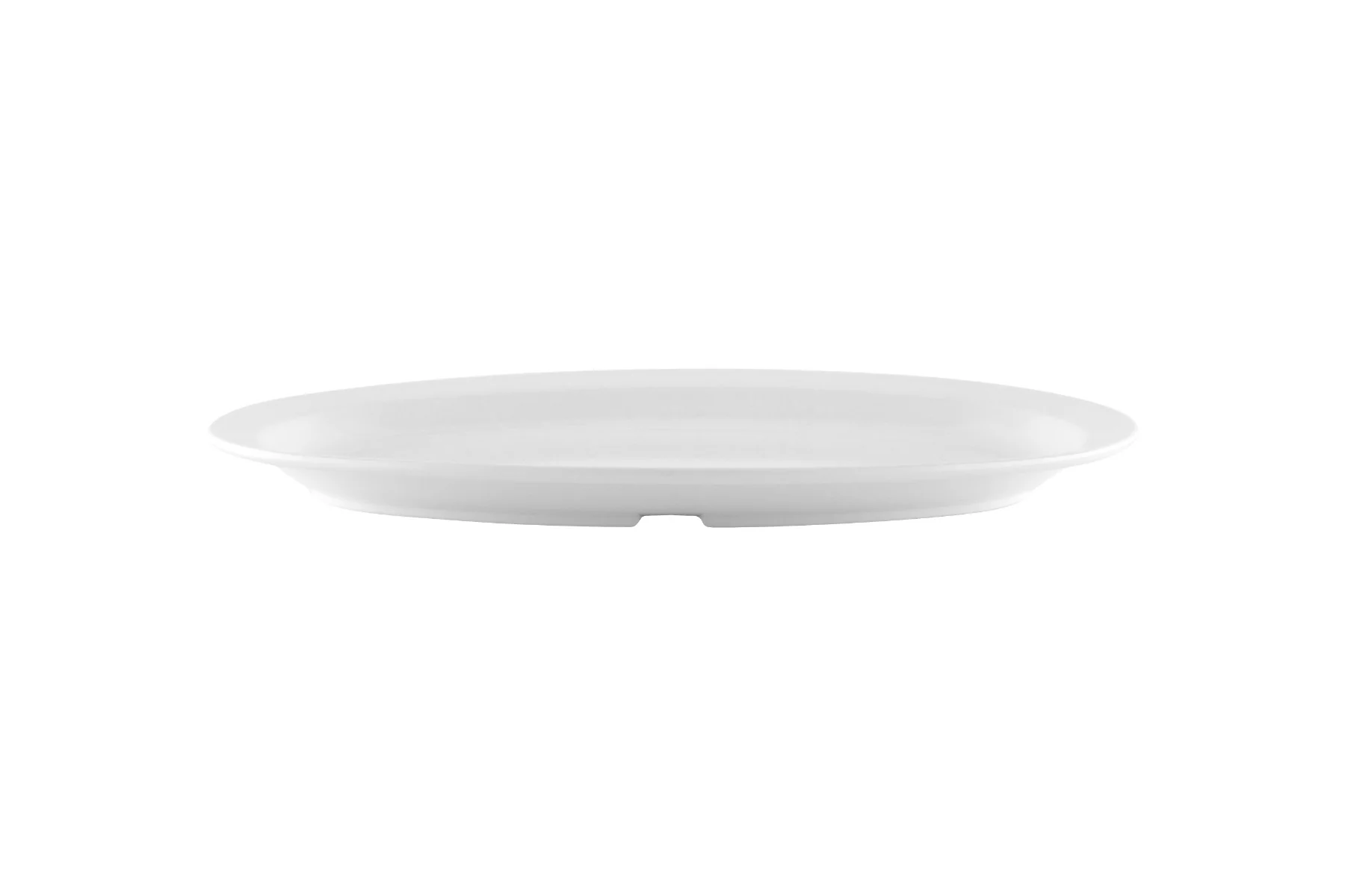 GET OP-612-W SuperMel Melamine Oval Platter 11-3/4" x 8-1/4" - White - 24/cs